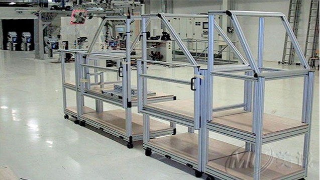 移動(dòng)鋁型材貨架 移動(dòng)鋁型材貨架