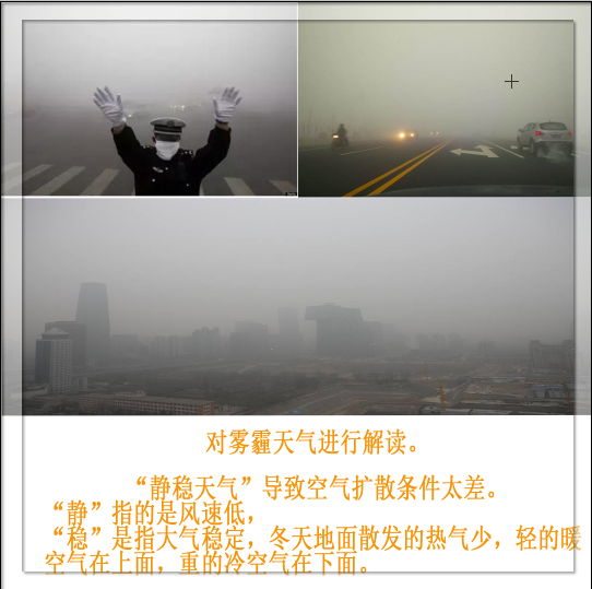 霧霾天氣主要安全，拐彎人多慢行多觀察