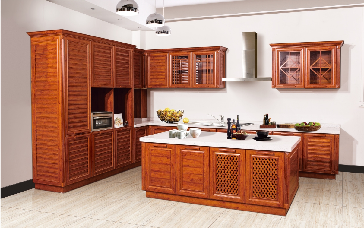 全鋁櫥柜-10（風(fēng)格：中式；顏色：金橡）