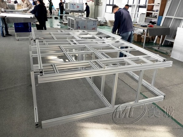 N95口罩機(jī)鋁型材機(jī)架現(xiàn)貨靠搶？交期靠搶？